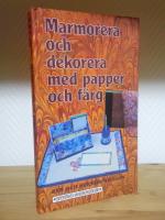 Marmorera och dekorera med papper och f&auml;rg. 