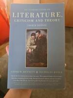 An introduction to literature, criticism and theory