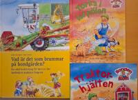 Traktorhj&auml;lten & Torka i Lerp&ouml;len [Bonden Blom] & Vad &auml;r det som brummar p&aring; bondg&aring;rden? : En enkel beskrivning f&ouml;r barn av hur lantbrukets maskiner fungerar