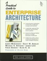 Practical Guide to Enterprise Architecture, A