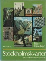 Stockholmskvarter : vad kvartersnamnen ber&auml;ttar