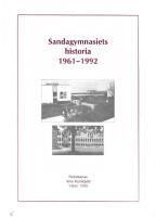 Sandagymnasiets historia 1961-1992 