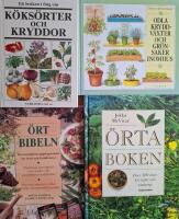 4xkryddor och &ouml;rter: &Ouml;rtbibeln, &Ouml;rtaboken : &ouml;ver 300 &ouml;rter f&ouml;r nytta och njutning, Ett lexikon i f&auml;rg om k&ouml;ks&ouml;rter och kryddor & Odla kryddv&auml;xter och gr&ouml;nsaker inomhus