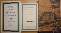 3 x Olle Holmberg: Lovtal över svenska romaner, Tankar vid en kopp te & Visit hos Voltaire och andra litterära reseskisser 
