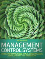Management Control Systems, 2e