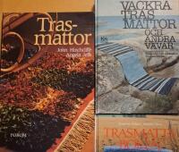 3 x Trasmattor & Trasmattsboken & Vackra trasmattor och andra v&auml;var