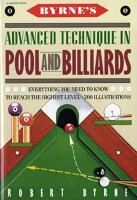Advanced Technique in Pool and Billiards 