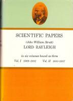 Scientific Papers Vol. I 1869-1881 & Vol. II 1881-1887