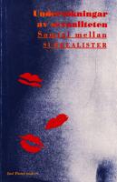 Unders&ouml;kningar av sexualiteten. Samtal mellan surrealister 1928-1932