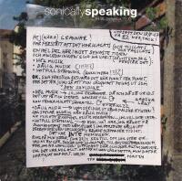 Sonically Speaking Vol 36: september 2007