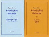 Sociologiskt t&auml;nkande I-II (komplett)