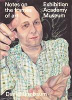 Notes on the Frames of Art: Exhibition, Academy, Museum