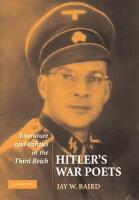 Hitler's War Poets: Literature and Politics in the Third Reich