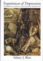 Experiences of Depression: Theoretical, Clinical, and Research Perspectives