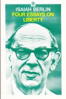 Four Essays on Liberty