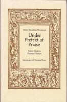 Under Pretext of Praise: Satiric Mode in Erasmus Fiction