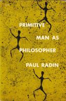 Primitive Man as Philosopher