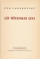 L&aring;t m&auml;nniskan leva