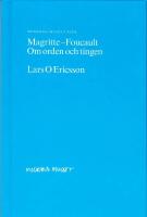 Magritte-Foucault. Om orden och tingen