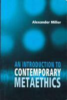 An Introduction to Contemporary Metaethics