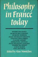 Philosophy in France Today