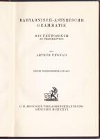 Babylonisch-Assyrische Grammatik