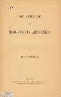 Die Sprache der Irob-Saho in Abessinien