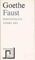 Faust. Sorgespelets andra del