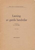 L&auml;sning av gamla handstilar