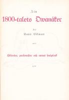 Fr&aring;n 1800-talets Ovan&aring;ker. Historier, personalier och annat sm&aring;plock