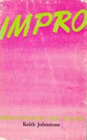 Impro. Improvisation och teater