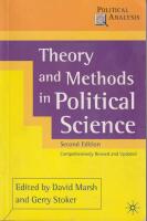 Theory and methods in political science