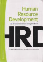 Human resource development