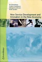 New Service Development and Innovation in the New Economy