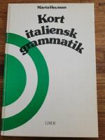 Kort italiensk grammatik