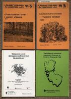 L&ouml;vskogsinventering i Marks kommun 1984. + L&ouml;vskogsinventering i Tranemo kommun 1984. + Tr&auml;dlevande lavar i G&ouml;teborgs och Bohus samt &Auml;lvsborgs l&auml;n. Delrapport 2, 1994/95, projektet "Provinsflora &ouml;ver tr&auml;dlevande lavar i v&auml;stra Sverige". + Flygbildsbaserad inventering av skogsskador i G&ouml;teborgs och Bohus och &Auml;lvsborgs l&auml;n 1988