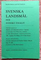 Register till tidskriften Svenska Landsm&aring;l och Svenskt Folkliv. 1968-85 (&aring;rg. 91-108)