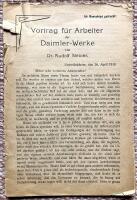 Vortrag f&uuml;r Arbeiter der Daimler-Werke