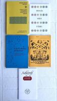 Kungliga Bibliotekets utställningskataloger: 2. Från Codex aureus till Rembrandtbibeln. + 9. Franska bokband. + 12. Svensk tidskriftskonst 1954-1956. + 19. Tyska bokband. + 29. Uppslagsboken som verk och verktyg. + 30. Schweizaren Hugo Peller och hans svenska elever utställer moderna bokband. + 32. Kungliga bokband. + 35. Illuminated Manuscripts and Other Remarkable Documents. + 43. Engelska bokband. + 46. Magnus Gabriel De la Gardie - samlaren. + 51. Swedish books 1280-1967. + 64. Tryck med färg från 1457 till våra dagar. + 66. Från Euklides till Newton. + 90. "Känner ni trycket?". + 91. Kalligrafi Karl-Erik Forsberg. Exlibris. Monogram