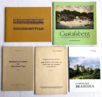 Gustafsberg. Sveriges &auml;ldsta badort. + Hembygd och tradition hos Erik Gustaf Geijer. En citatsamling. + Siggebohyttan. + &Ouml;vers&auml;ttning fr&aring;n latinet av Erik Borghs panegyrik 1683 &ouml;ver den nya staden Karlskrona. + Lusthuset Brahehus. 