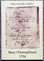 Resa i V&auml;sterg&ouml;tland 1754