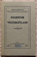 Folkmusik i V&auml;sterg&ouml;tland