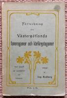 F&ouml;rteckning &ouml;fver V&auml;sterg&ouml;tlands fanerogamer och k&auml;rlkryptogamer med uppgift om v&auml;xtst&auml;llen och frekvens efter kollega Ernst Linnarsons och lektor Bror Forssells anteckningar