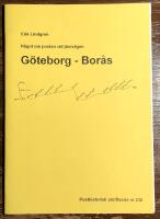 N&aring;got om posten vid j&auml;rnv&auml;gen G&ouml;teborg-Bor&aring;s