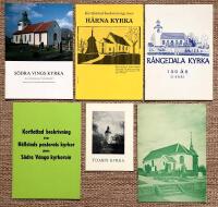 Kortfattad beskrivning &ouml;ver H&auml;llstads pastorats kyrkor j&auml;mte S&ouml;dra V&aring;nga kyrkoruin. + S&ouml;dra Vings kyrka. + R&aring;ngedala kyrka 150 &aring;r (1998). + Kortfattad beskrivning &ouml;ver H&auml;rna kyrka. + Br&auml;mhults kyrka, av medeltida ursprung, byggd p&aring; f&ouml;rkristen kultplats, i &auml;ldre tider flera g&aring;nger om- eller tillbyggd, genomgripande restaurerad under &aring;ren 1951-1954. + Toarps kyrka