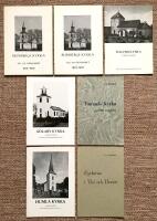 Blidsbergs gamla och nya kyrka. Kort historik. Till 100-&aring;rsminnet 1870-1970. + Blidsbergs gamla och nya kyrka. Kort historik. Till 100-&aring;rsminnet 1870-1970. Andra upplagan. + Timmele kyrka genom tiderna. + Kyrkorna i Vist och Brunn. + Dalums kyrka. + Humla kyrka. + K&ouml;laby kyrka