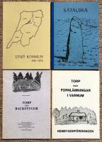 S&auml;t&auml;ldra. + Lysj&ouml; kommun 1952-1970. + Torp och backstugor. En f&ouml;rteckning &ouml;ver gamla torp och backstugor m.m.  sammanf&ouml;rd f&ouml;r Marb&auml;cks Hembygdsf&ouml;rening. + Torp och fornl&auml;mningar i Varnum