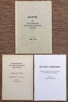 Julh&auml;lsningar till f&ouml;rsamlingarna i Skara stift. Register till &aring;rg&aring;ngarna 1-50 (1906-1955). + Det stod i stiftsboken. Register till &aring;rg&aring;ngarna 51-90 (1956-1995) av Julh&auml;lsningar/Skara stiftsbok. + Register till V&auml;sterg&ouml;tlands Fornminnesf&ouml;renings Tidskrift. Del V-VI. 1940-1976