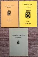 V&auml;stg&ouml;ta nations fonder. Allm&auml;nna fonder, premie- och stipendiefonder. F&ouml;rteckning. + V&auml;stg&ouml;tag&aring;rden i Lund. Vid annexets invigning den 14 februari 1959. + V&auml;stg&ouml;ta gille i V&auml;ster&aring;s 75 &aring;r - en minnesskrift. 1925-2000
