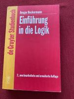 Einf&uuml;hrung in die Logik